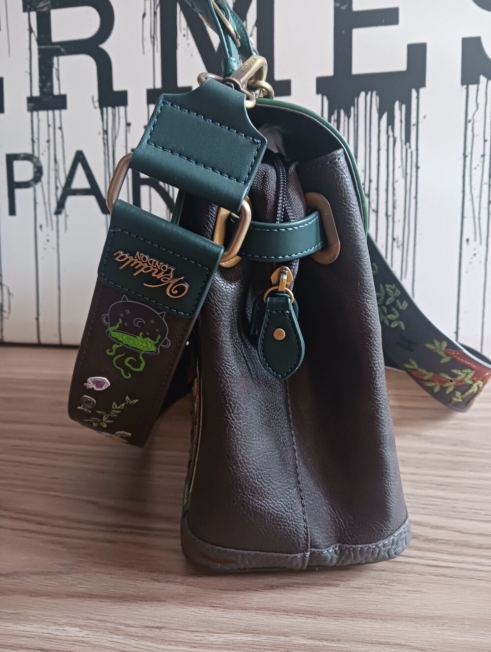 Vendula London The Witches Pantry Satchel Bag With Guitar Strap - Picture 12 of 15